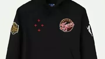 Black OVO x WNBA Unisex Hoodie of Indiana Fever