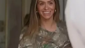 SLOMW S03 Taylor Frankie Camo T-Shirt worn by Self (Taylor Frankie Paul) as seen in The Secret Lives of Mormon Wives