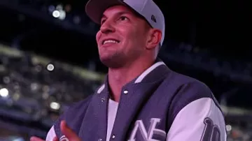 Rob Gronkowski Patriots Rivalries Varsity Jacket