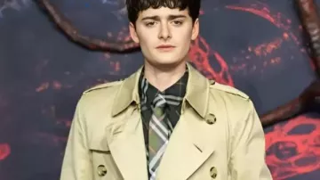 Noah Schnapp Stranger Things 5 UK Special Screening Coat