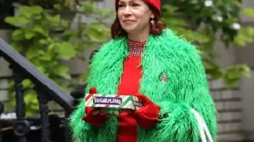 Long Fur Coat worn by Elsbeth Tascioni (Carrie Preston) as seen in Elsbeth (S03E02)