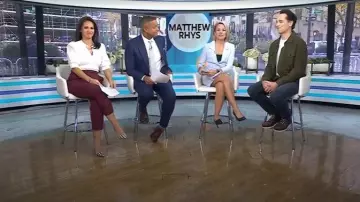 Manolo Blahnik BB 90 Checked Tweed Pumps worn by Laura Jarrett as seen in Today on November 13, 2025