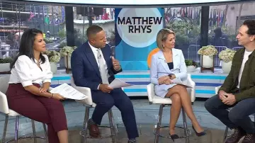 Veronica Beard Renzo Pants worn by Laura Jarrett as seen in Today on November 13, 2025