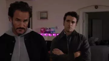 Uniqlo Zip Up Short Blouson worn by Jake Griffin (Corey Cott) as seen in Law & Order: Special Victims Unit (S27E06)