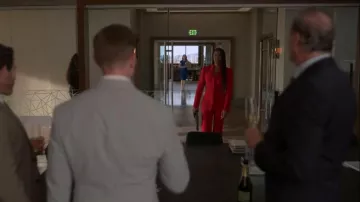 Sergio Hudson High Flared Pants worn by Jax Stewart (Emayatzy Corinealdi) as seen in Reasonable Doubt (S03E10)