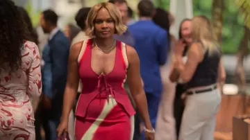 Ph5 Nova Tie Front Vest worn by Sally Braswell (Nefetari Spencer) as seen in Reasonable Doubt (S03E10)