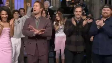 Vince Plaid Splittable Shirt Jacket worn by Will Forte as seen in Saturday Night Live (S51E06)