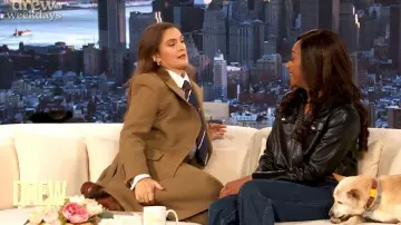 Adam Lippes Deeda Pants worn by Drew Barrymore as seen in The Drew Barrymore Show on November 11, 2025