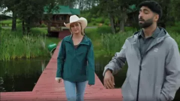 Mountain Warehouse Exodus Water Resistant Softshell Jacket worn by Amy Fleming (Amber Marshall) as seen in Heartland (S19E07)