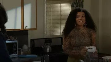 Lovisa Neutral Beaded Triple Circle Drop Earrings worn by Eva Thomas (Ambyr Michelle) as seen in Beyond the Gates (S01E163)