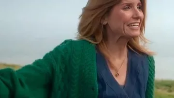 Bad Sisters S02 Sharon Horgan - Cardigan en tricot vert