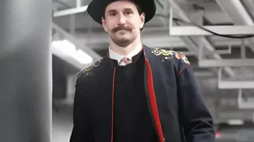 Filip Forsberg NHL Floral Detailing Coat in Filip Forsberg + Swedish band Bolaget = Jersey Swap ????????