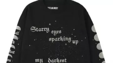 Sparking Up My Darkest Night Crewneck in Starry eyes sparking at my darkest night ✨ #lyric #music #song #taylorswift #trending #reputation