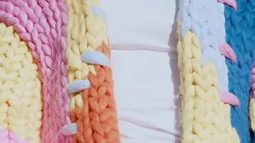 Best Knitter Tom Daley Cardigan worn by Self - Presenter (Tom Daley) in Game of Wool: Britain's Best Knitter