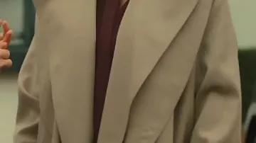 Wild Cherry Carmen Ejogo Trench Coat worn by Lorna (Carmen Ejogo) in Wild Cherry