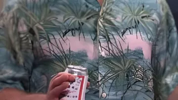 Printed Shirt worn by (Glen Powell) in Saturday Night Live