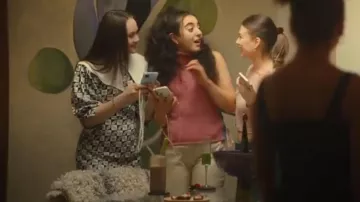 Glamorous Daisy Checkerboard Mini Dress worn by Jocasta (Isabelle Allen) as seen in Wild Cherry (S01E02)