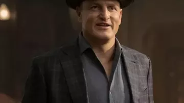 Now You See Me Now You Don’t Woody Harrelson Plaid Blazer worn by Merritt McKinney (Woody Harrelson) in Now You See Me: Now You Don't