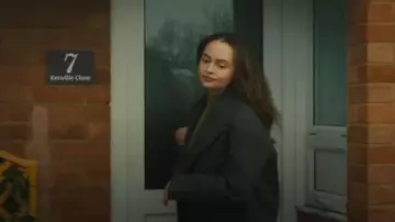 Mango Lapels Wool Coat worn by Lorna (Carmen Ejogo) as seen in Wild Cherry (S01E03)