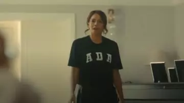 Adanola ADA Short Sleeve Oversized T Shirt worn by Lorna (Carmen Ejogo) as seen in Wild Cherry (S01E03)