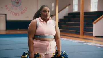 Akira Heads Up Quarter Zip Sleeveless Sweatshirt worn by Madonna (Arianna Davis) as seen in Stumble (S01E01)