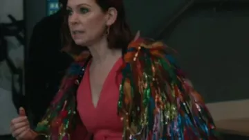 Elsbeth S03 Carrie Preston Chaqueta corta multicolor de espumillón de Carrie Preston en Elsbeth