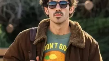 Shearling Jacket worn by Joe Jonas (Joe Jonas) as seen in A Very Jonas Christmas Movie