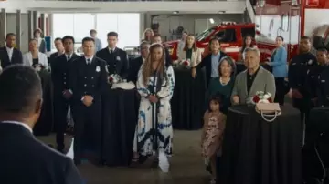 Veronica Beard Giana Charms Clog Pumps worn by Henrietta Wilson (Aisha Hinds) as seen in 9-1-1 (S09E06)