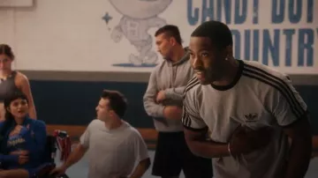 Adidas Adicolor Classics 3-Stripes Tee worn by Dimarcus (Jarrett Austin Brown) as seen in Stumble (S01E02)