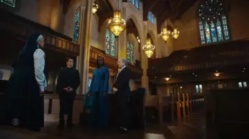 Weekend Max Mara Teal Pants worn by Olympia Lawrence (Skye P. Marshall) as seen in Matlock (S02E06)