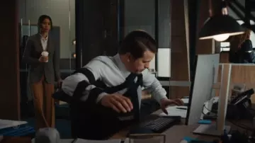 Alice + Olivia Dylan Wide Leg Vegan Leather Pants worn by Sarah Franklin (Leah Lewis) as seen in Matlock (S02E06)