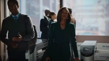 Chloe Single Breasted Wool Jacket worn by Olympia Lawrence (Skye P. Marshall) as seen in Matlock (S02E06)