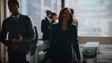 Chloe Single Breasted Wool Jacket worn by Olympia Lawrence (Skye P. Marshall) as seen in Matlock (S02E06)