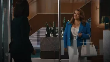Zac Posen Eartha Medium Tote worn by Eva (Justina Machado) as seen in Matlock (S02E06)