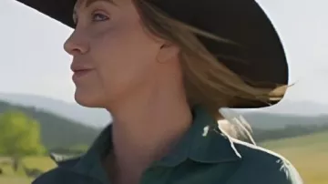 Camisa del Oeste que lleva Amy Fleming (Amber Marshall) como se ve en Heartland (T19)