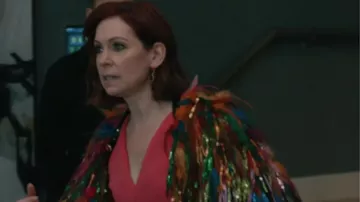 Elsbeth S03 Elsbeth Tascioni Tinsel Rainbow Jacket of Elsbeth Tascioni (Carrie Preston) in Elsbeth