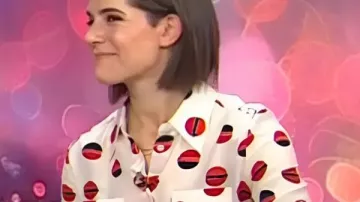 Daryn Carp Show Today Circle Print Shirt tel que vu dans Today