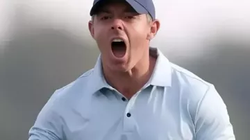 Rory McIlroy DP World Tour 2025 Polo en Rory McIlroy Eagles le 18e à forcer les play-offs | Championnat du Monde DP Tour 2025