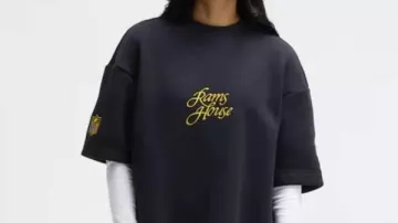 LA Rams 2025 Rivalries Oversized Tech Fleece Dress