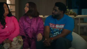 Dragon Ball Z Anime Tee worn by Howard (Ron Funches) as seen in Loot (S03E07)