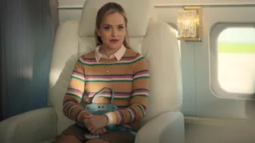 Boden Edie Fair Isle Sweater worn by Ainsley (Stephanie Styles) as seen in Loot (S03E07)