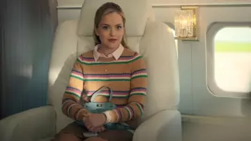 Boden Edie Fair Isle Sweater worn by Ainsley (Stephanie Styles) as seen in Loot (S03E07)