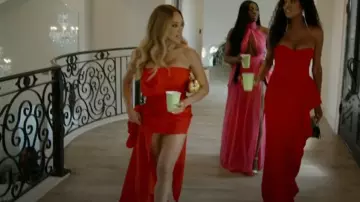 NBD La robe Maxi Jadis portée par Ashley Darby telle que vue dans Les Vraies Housewives du Potomac (S10E07)