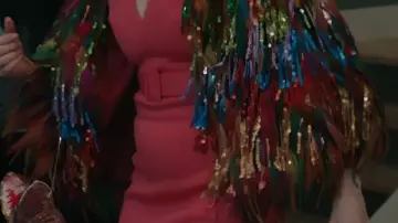 Elsbeth Tascioni Rainbow Tinsel Fringe Jacket worn by Elsbeth Tascioni (Carrie Preston) in Elsbeth