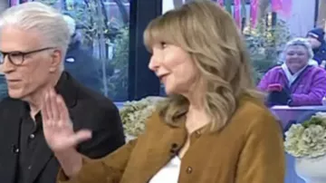 The Today Show 2025 Mary Steenburgen Suede Jacket of (Mary Steenburgen) in Today