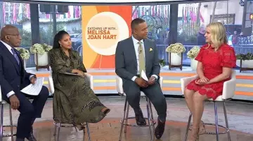 Milly Yasmin Lace Minidress worn by Melissa Joan Hart as seen in Today on  November 18, 2025