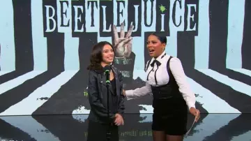 Dolce & Gabbana Double-breasted Silk Duchesse Tuxedo Jacket worn by Tamron Hall as seen in Tamron Hall Show on November 17, 2025