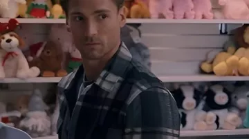 Andrew Walker Three Wisest Men Flannel Shacket worn by Luke Brenner (Andrew Walker) as seen in Three Wisest Men