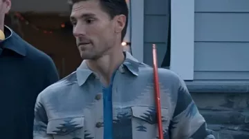 Andrew Walker Wisest Men Geometric Jacket worn by Luke Brenner (Andrew Walker) as seen in Three Wisest Men