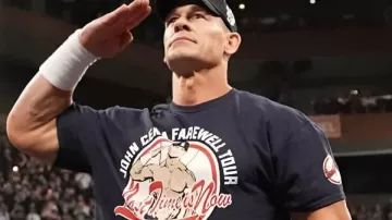 John Cena RAW Farewell Tour 2025 Commemorative T‑Shirt as seen in WWE Raw